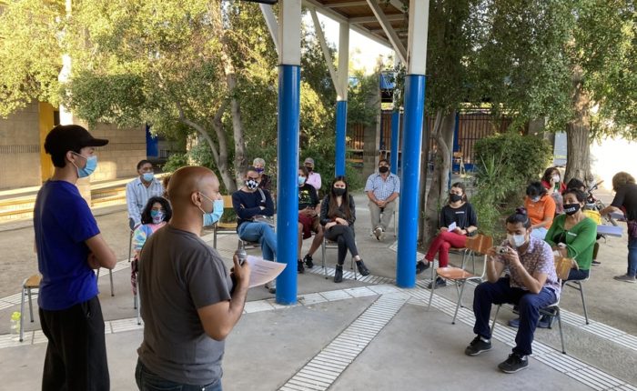 Cabildo por el Barrio y el Medio Ambiente en el Colegio San Alberto. Foto CSA